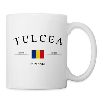 Tulcea Rumänien – Urlaub Souvenir & Geschenk - Tasse - Weiß - Rechts