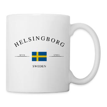 Helsingborg Schweden – Urlaub Souvenir & Geschenk - Tasse - Weiß - Rechts
