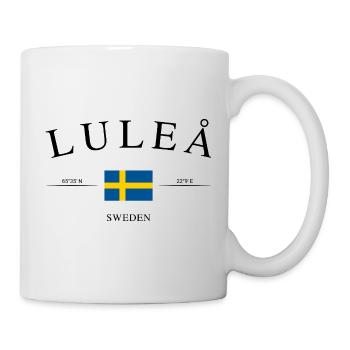 Luleå Schweden – Urlaub Souvenir & Geschenk - Tasse - Weiß - Rechts