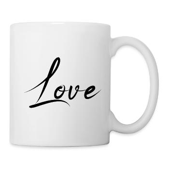 LOVE. COUPLE. JUST MARRIED. EVJF. VALENTINE'S DAY. - Mug - white - Right