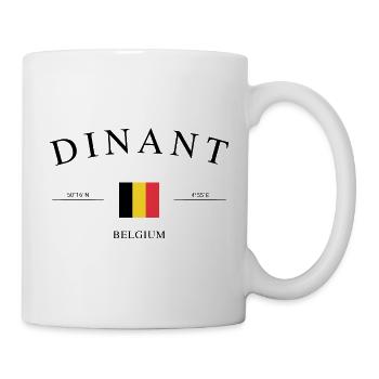 Dinant Belgien – Urlaub Souvenir & Geschenk - Tasse - Weiß - Rechts