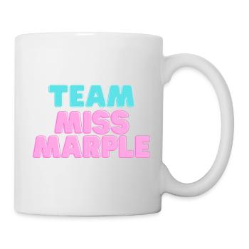Team Miss Marple farbig - Tasse - Weiß - Rechts