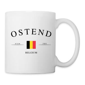 Ostend Belgium – Holiday Souvenir & Gift - Mug - white - Right