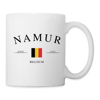 Namur Belgien – Urlaub Souvenir & Geschenk - Tasse - Weiß - Rechts