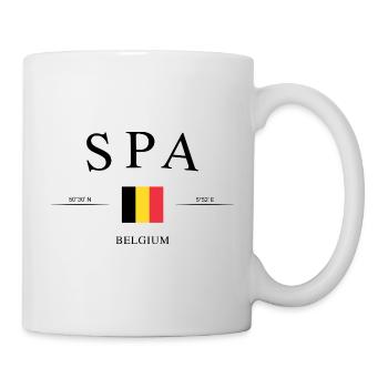 Spa Belgium – Holiday Souvenir & Gift - Mug - white - Right
