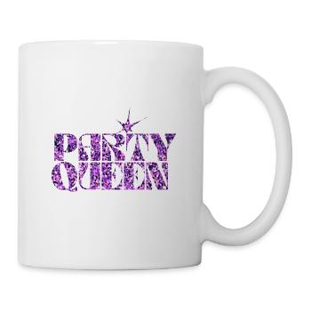 Party Queen Glitter Typography - Mug - white - Right