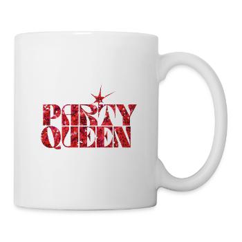 Party Queen Red Glitter - Mug - white - Right