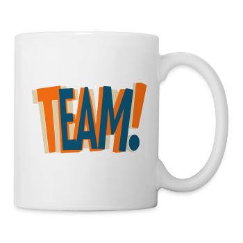 Team Text Design - Mug - white - Right