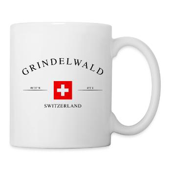 Grindelwald, Suisse – Souvenir et cadeau de Noël - Mug blanc - blanc - Droite