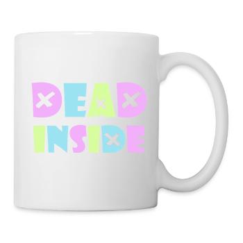 Dead Inside Kawaii Emo Punk Rock Anime Gothique Goth - Mug blanc - blanc - Droite