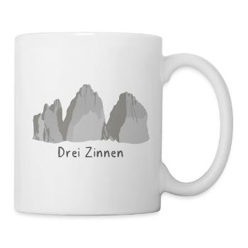 Drei Zinnen Mountain Trio - Tasse - Weiß - Rechts