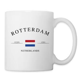 Rotterdam Niederlande – Urlaub Souvenir & Geschenk - Tasse - Weiß - Rechts