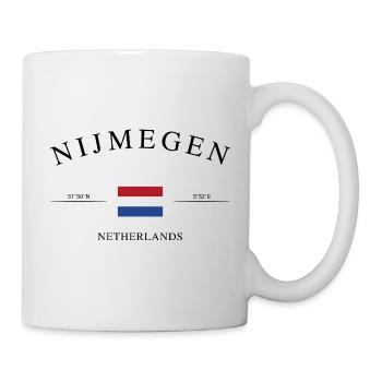 Nimègue, Pays-Bas – Souvenir et cadeau de Noël - Mug blanc - blanc - Droite