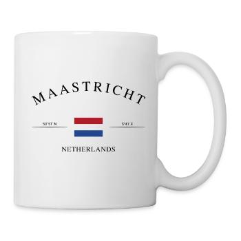Maastricht Niederlande Urlaub Souvenir & Geschenk - Tasse - Weiß - Rechts