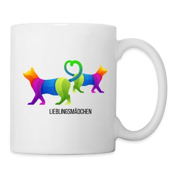 Favorite Girl Cat | Funny Cat Lover - Mug - white - Right