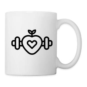 Gesunder Lebensstil - Tasse - Weiß - Rechts