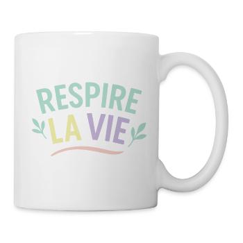 Respire la Vie - Mug - white - Right