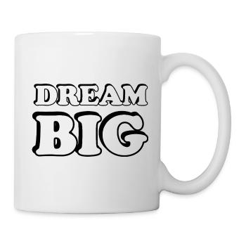 Dream Big Bold Typography - Mug - white - Right