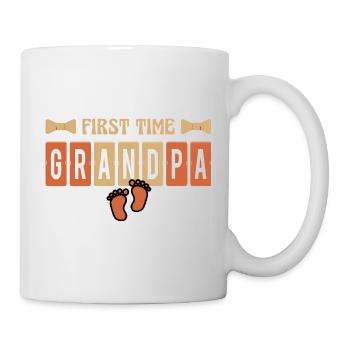 Papy en devenir pour la première fois - Mug blanc - blanc - Droite