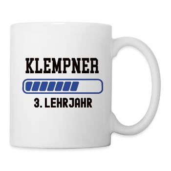 Apprentissage de plombier 3ème année en tant que plombier - Mug blanc - blanc - Droite