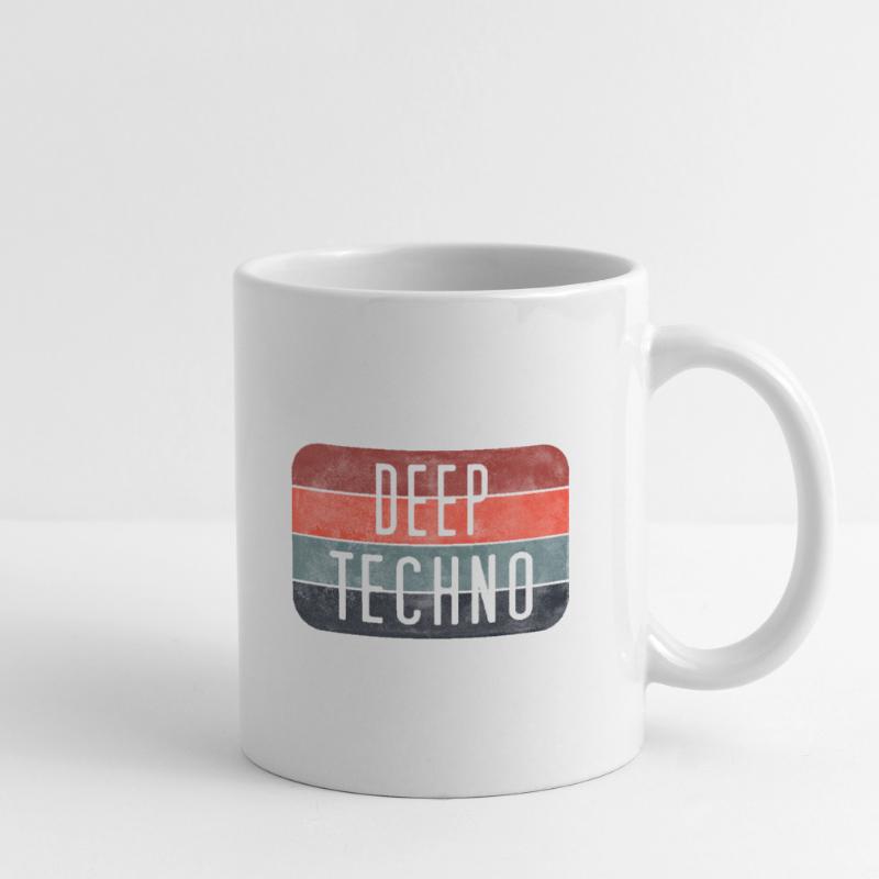 Deep Techno Gradient Stripes Mug