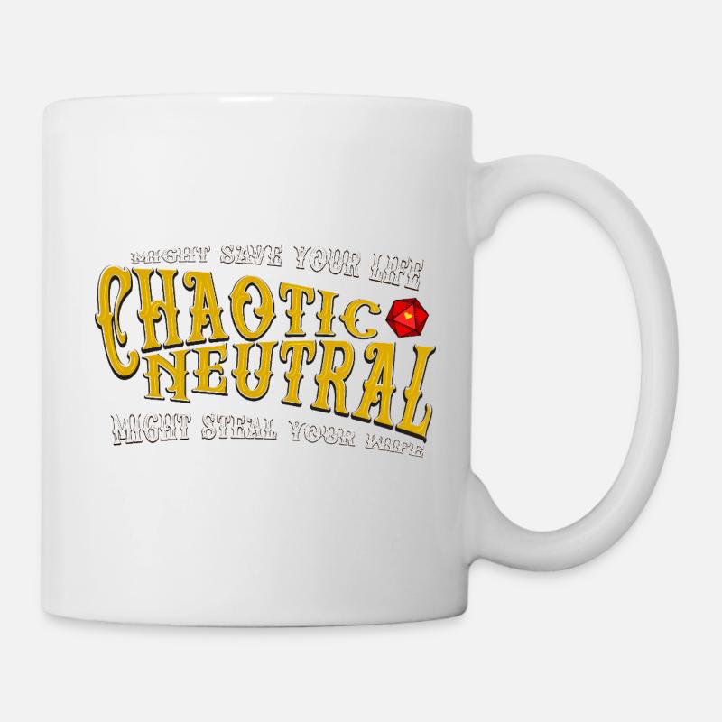 Neutre chaotique - Mug blanc - blanc