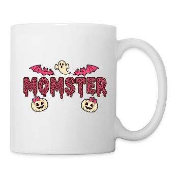 Momster Léopard Rose Halloween - Mug blanc - blanc - Droite