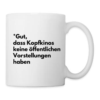 Cinémas mentaux - Mug blanc - blanc - Droite