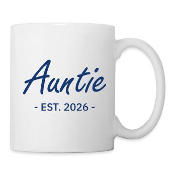 Auntie Script Est 2026 - Mug blanc - blanc - Droite