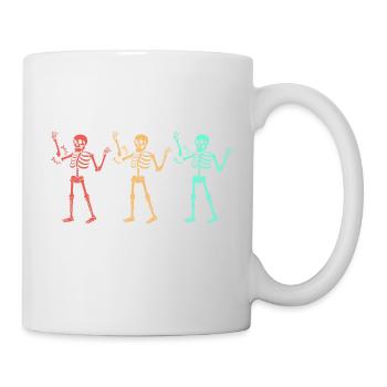 Fracture du bras Fracture osseuse du squelette d’Halloween - Mug blanc - blanc - Droite