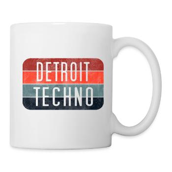 Detroit Techno Neon Emblem - Mug - white - Right