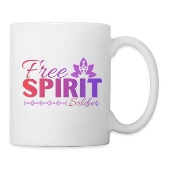 Yoga & Mindset Design for Free Souls Free Spirit - Mug - white - Right