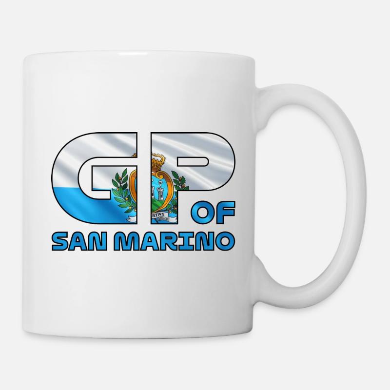 san_marino_gp - Tasse - Weiß