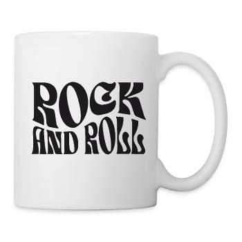 Rock and Roll Retro Typography - Mug - white - Right