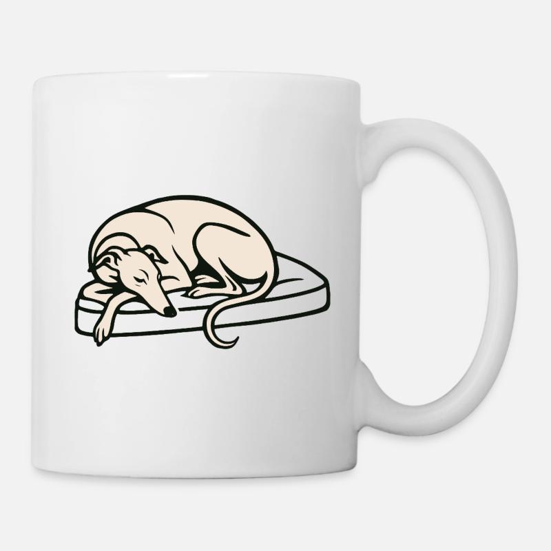 Galgo endormi - Mug blanc - blanc