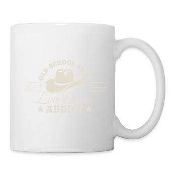 Old School Line Dance Addict - Country Music - Mug - white - Right
