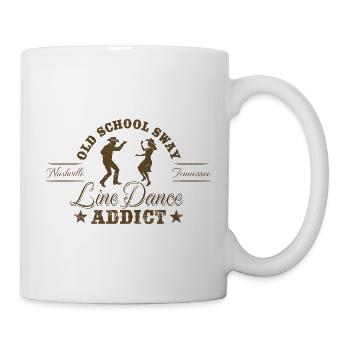 Line Dance Addict - Old School - Country Music - Mug - white - Right