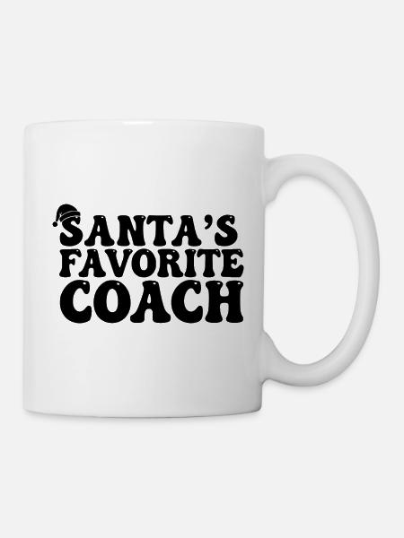 Santas' Favorite Coach - Tasse - Weiß