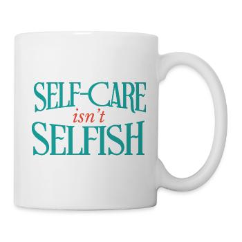 Self Care Isn't Selfish - Mug - white - Right