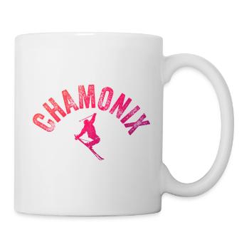 Chamonix Arch Skier Gradient - Mug - white - Right