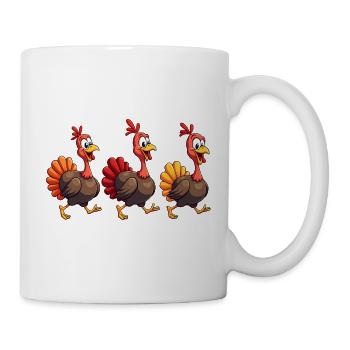 Thanksgiving Truthahn Baby - Tasse - Weiß - Rechts