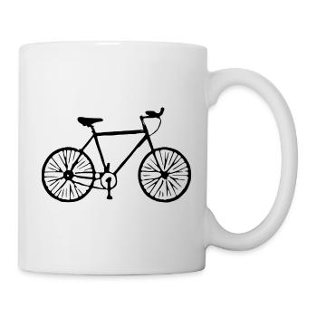 Bicycle T-shirt Gift Cyclist - Mug - white - Right