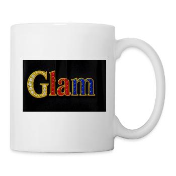 Glam Schmuck Text - Tasse - Weiß - Rechts