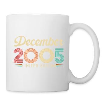 20 Year Anniversary Gift Born December 2005 - Mug - white - Right