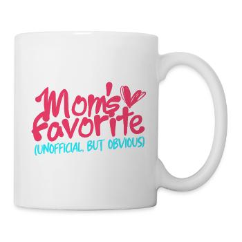 Le préféré de Brother Sister Mom - Mug blanc - blanc - Droite