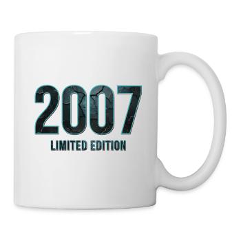 18th Birthday 2007 Limited Edition T-Shirt - Mug - white - Right