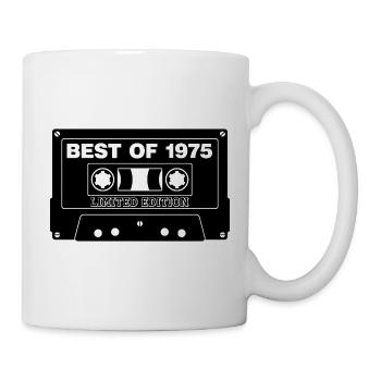 Best of 1975 Limitierte Edition 50 Geburtstag - Tasse - Weiß - Rechts