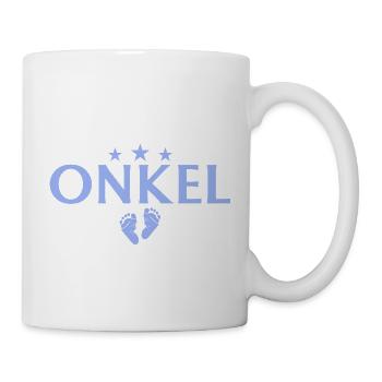 Patenonkel 2026 Befördert zur Onkel - Tasse - Weiß - Rechts