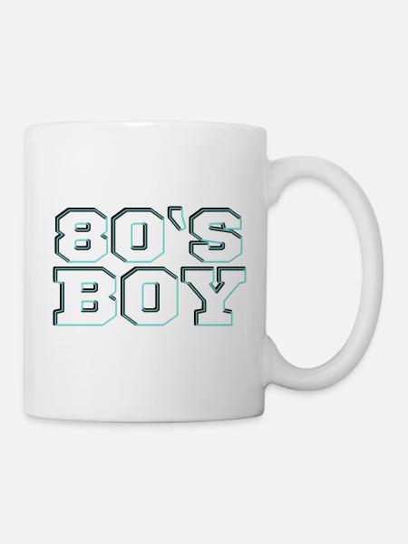 80er - Tasse - Weiß