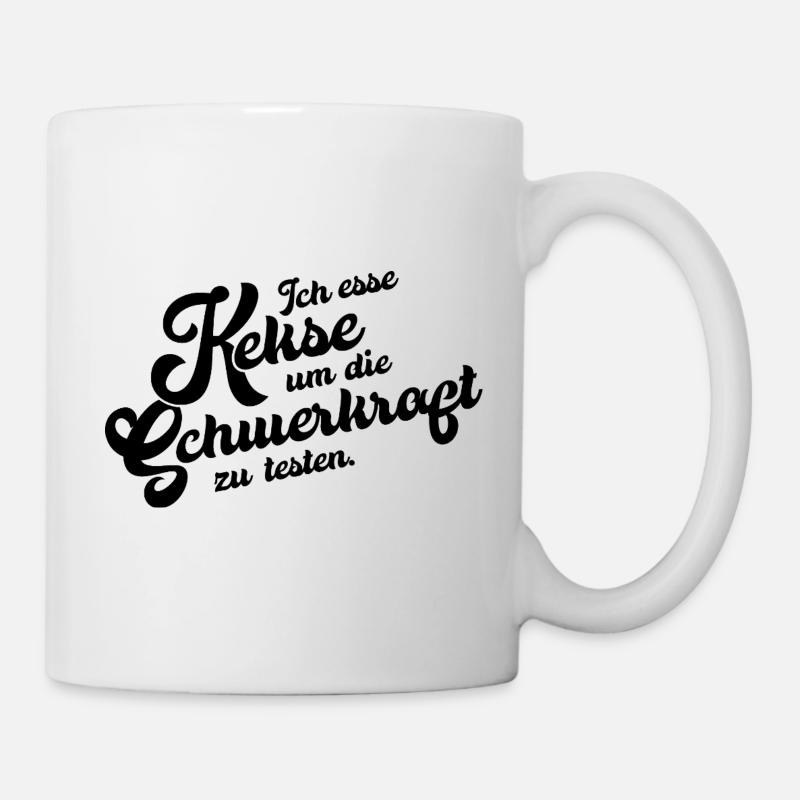 Biscuit Gravity Test - Mug - white